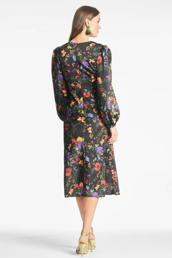 Sachin and Babi Lola Dress 8211 Noir Wildflower Noir Wildflower Women Midi