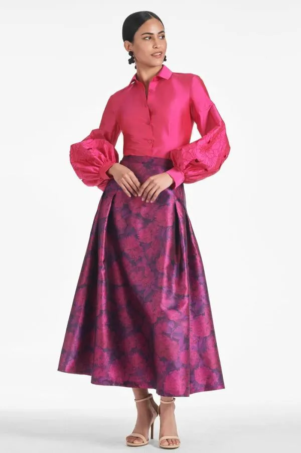 Sachin and Babi Lydia Skirt 8211 Magenta Bloom Magenta Bloom Women Matching Sets