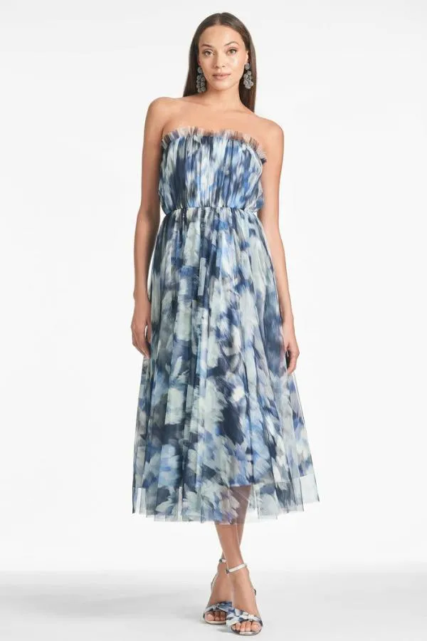 Sachin and Babi Marni Dress 8211 Blue Ikat Floral Blue Ikat Floral Women Midi Sachin and Babi Marni Dress 8211 Blue Ikat Floral Blue Ikat Floral Women Midi