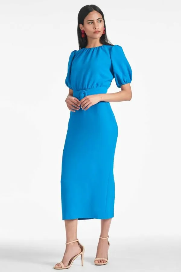 Sachin and Babi Rebecca Dress 8211 Azure Azure Women Plus Sizes