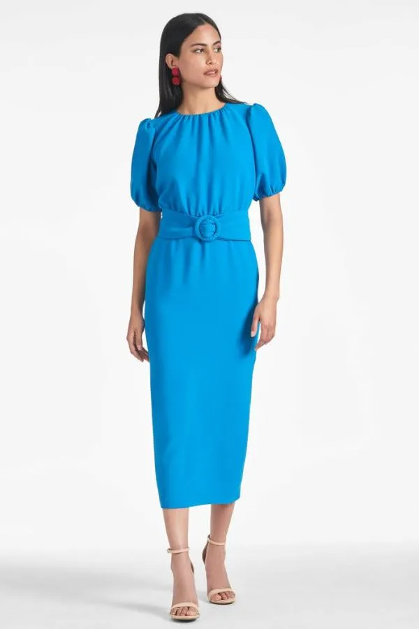 Sachin and Babi Rebecca Dress 8211 Azure Azure Women Plus Sizes