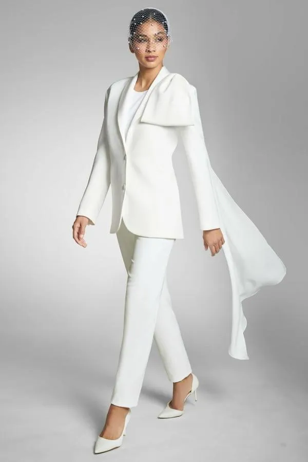Sachin and Babi Viveca Blazer 8211 Ivory Ivory Women Jackets