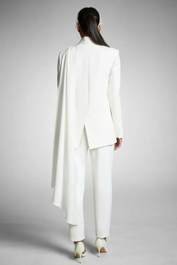 Sachin and Babi Viveca Blazer 8211 Ivory Ivory Women Jackets