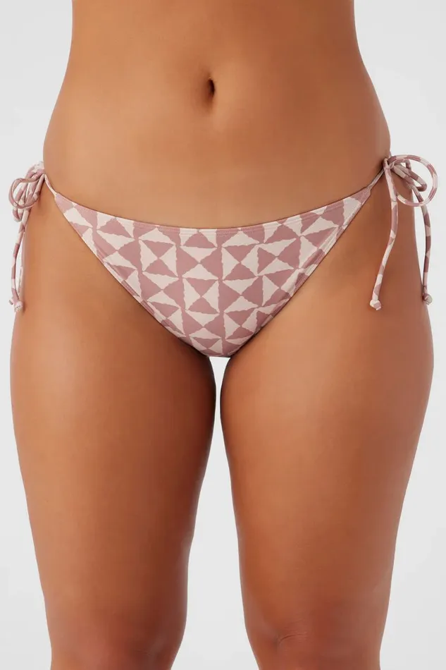 SALTWATER ESSENTIALS AMOR GEO MARACAS TIE SIDE BOTTOMS Rose Dust Women O039NEILL Swim