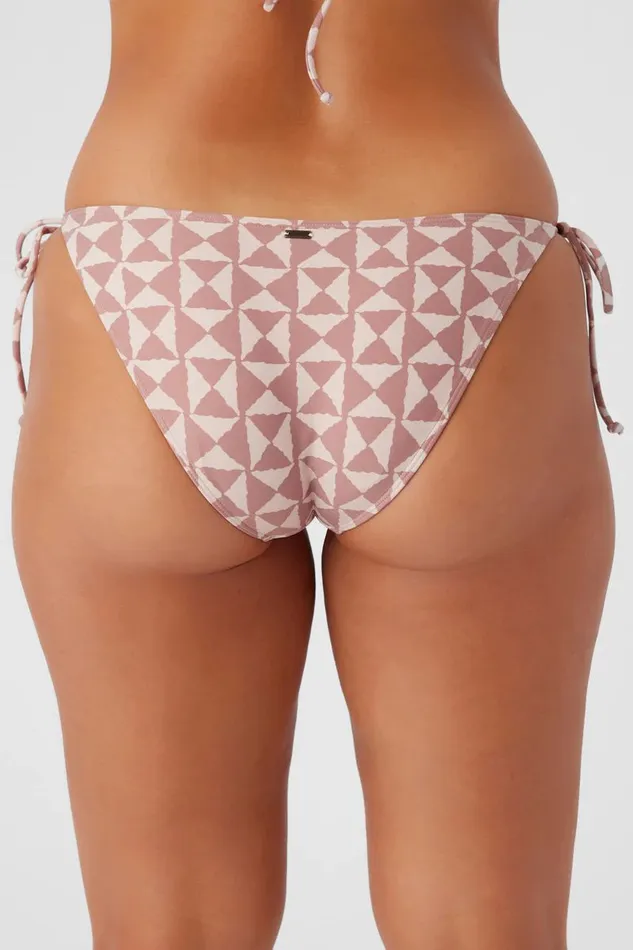 SALTWATER ESSENTIALS AMOR GEO MARACAS TIE SIDE BOTTOMS Rose Dust Women O039NEILL Swim