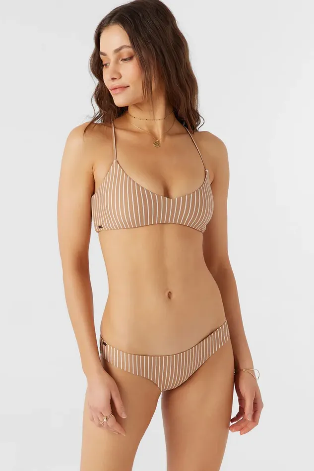 SALTWATER ESSENTIALS MATIRA HIPSTER CHEEKY BOTTOMS Tobacco Brown Women O039NEILL Swim