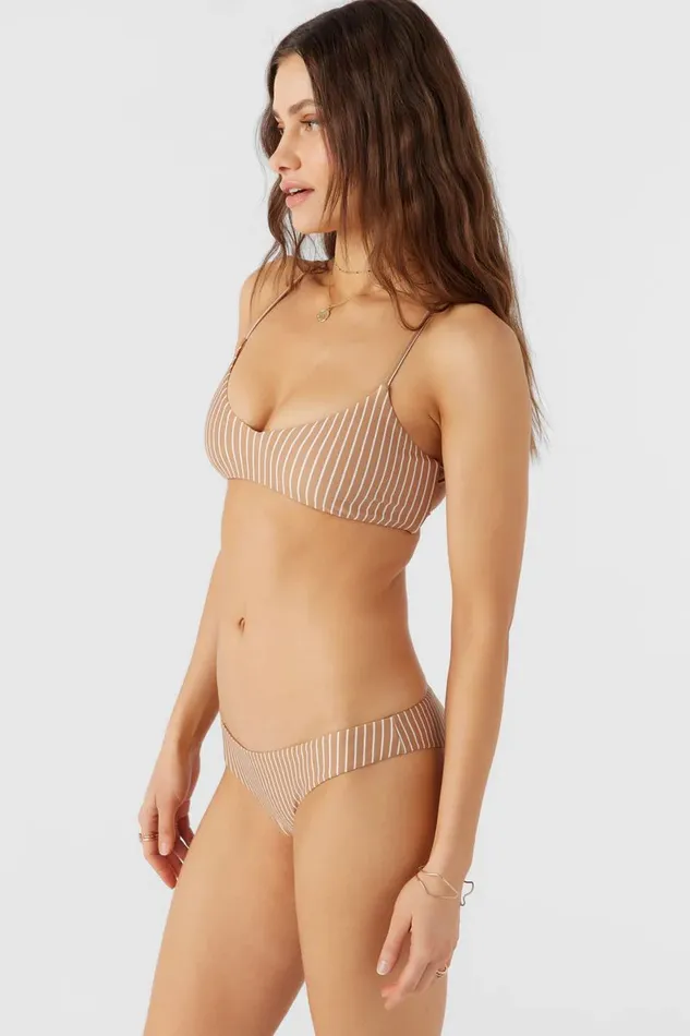 SALTWATER ESSENTIALS MATIRA HIPSTER CHEEKY BOTTOMS Tobacco Brown Women O039NEILL Swim