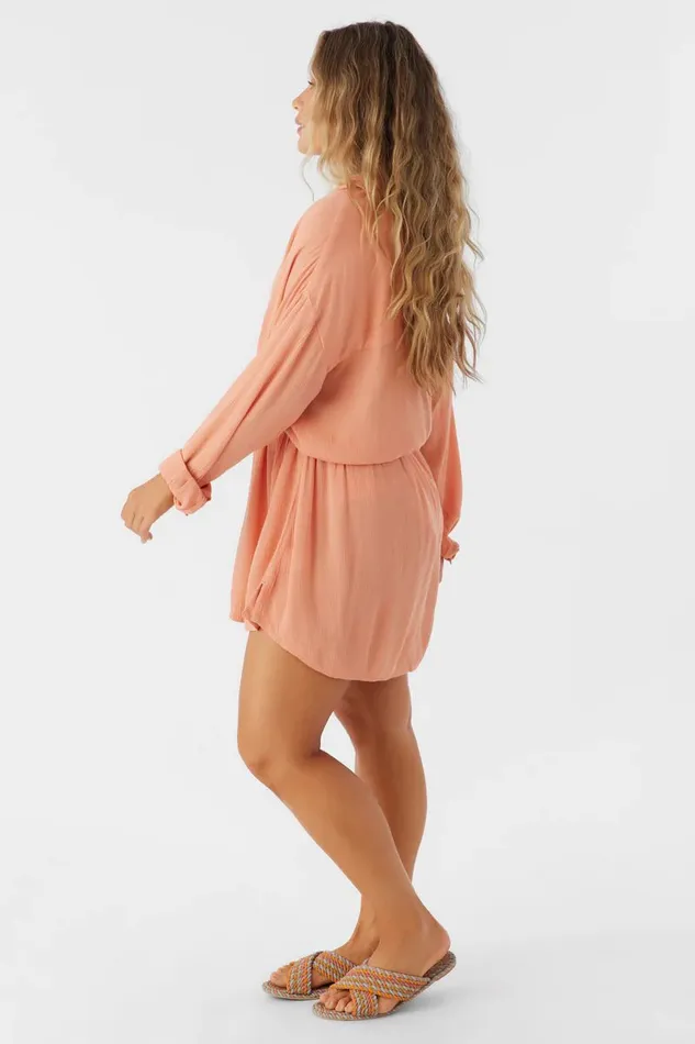SALTWATER SOLIDS CAMI SWIM COVERUP Canyon Sunset Women O039NEILL Sale