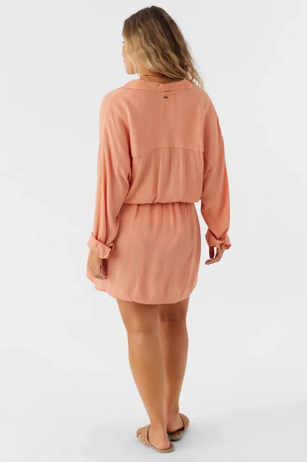 SALTWATER SOLIDS CAMI SWIM COVERUP Canyon Sunset Women O039NEILL Sale
