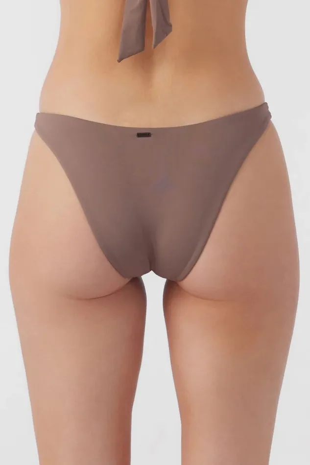 SALTWATER SOLIDS FLAMENCO HIGH CUT CHEEKY BOTTOMS Deep Taupe Women O039NEILL Collections