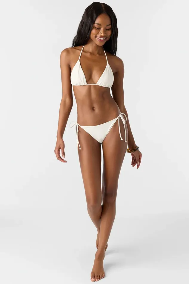 SALTWATER SOLIDS MARACAS TIE SIDE BOTTOMS Vanilla Women O039NEILL Collections
