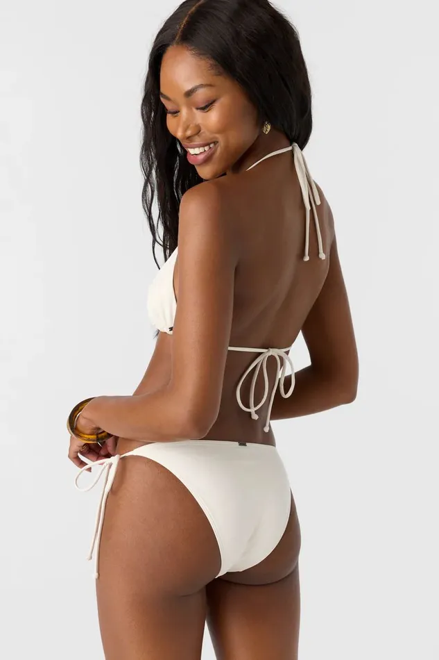 SALTWATER SOLIDS MARACAS TIE SIDE BOTTOMS Vanilla Women O039NEILL Collections