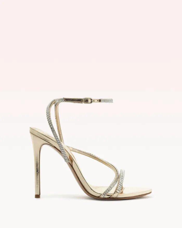 Sandals Women Alexandre Birman Leah Zircone 100 Gold