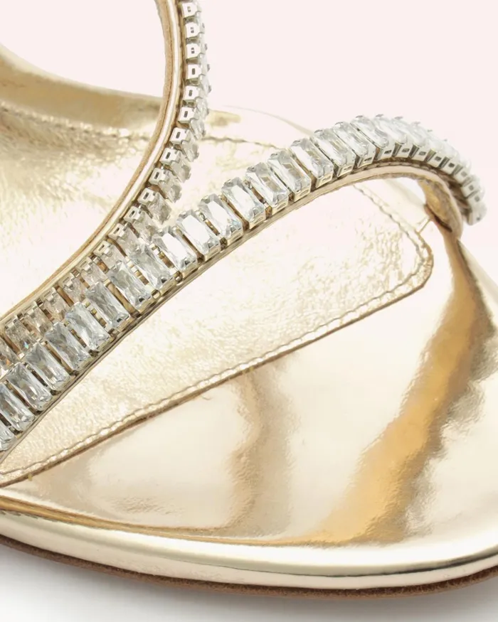 Sandals Women Alexandre Birman Leah Zircone 100 Gold