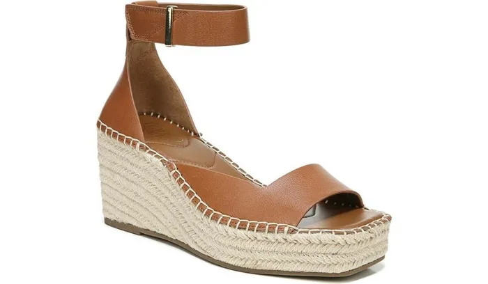 Sandals Women Franco Sarto Franco Camera Espadrille Wedge Sandal Cognac Leather Sandals Women Franco Sarto Franco Camera Espadrille Wedge Sandal Cognac Leather