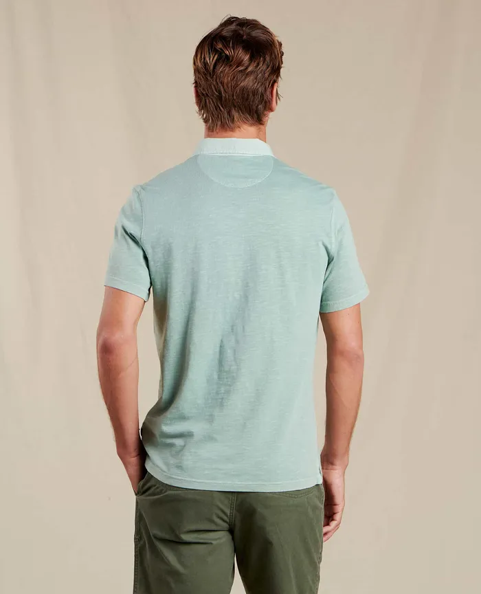 Shirts ToadandCo Men8217s Men8217s Primo Short Sleeve Polo Pale Slate