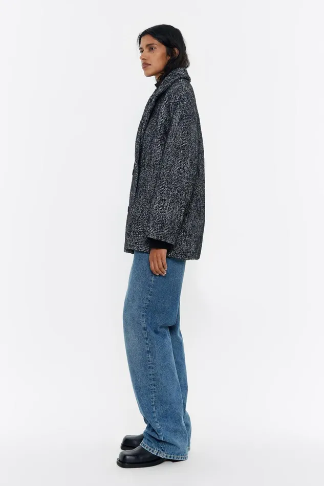 Short Black Tailored Jacket Black Women Bimba Y Lola Coats And Trench Coats Short Black Tailored Jacket Black Women Bimba Y Lola Coats And Trench Coats