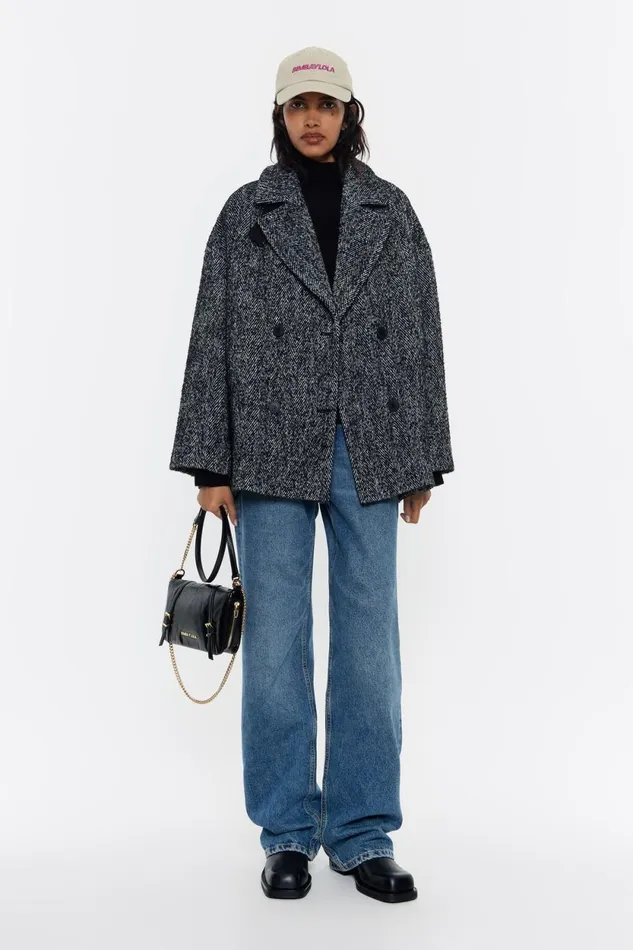 Short Black Tailored Jacket Black Women Bimba Y Lola Coats And Trench Coats Short Black Tailored Jacket Black Women Bimba Y Lola Coats And Trench Coats