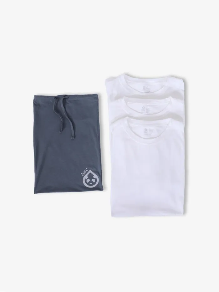Short Sleeve TShirts Men Tasc Performance BamBare Crew Neck 3 Pack