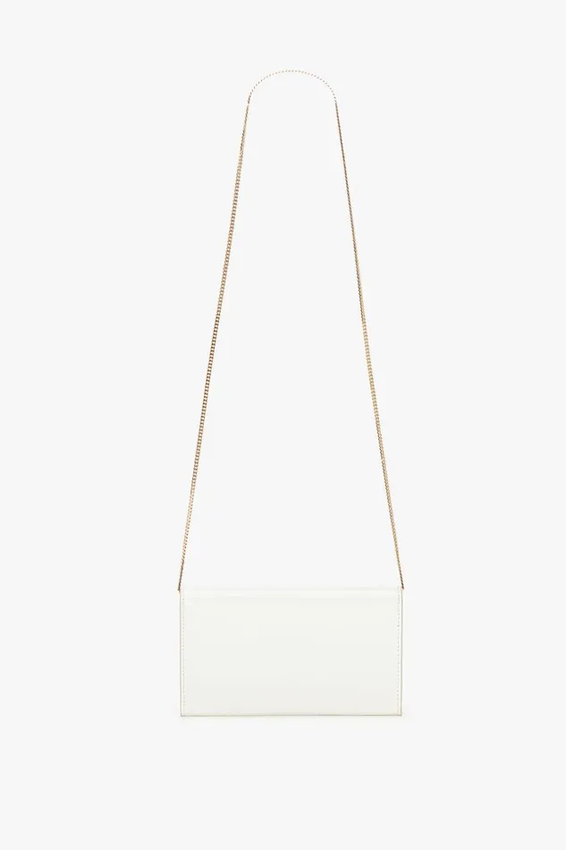Shoulder Bags Women Victoria Beckham Exclusive Wallet On Chain In White Leather