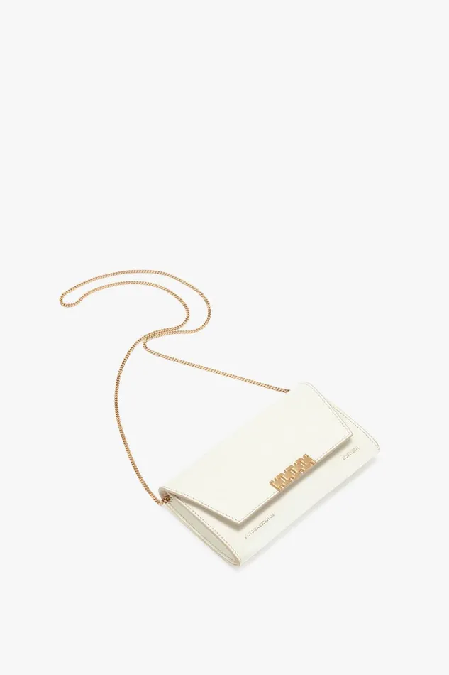 Shoulder Bags Women Victoria Beckham Exclusive Wallet On Chain In White Leather