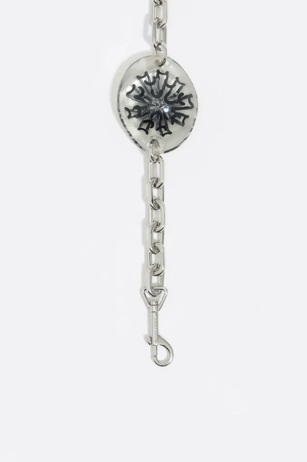 Silver Bubble Chrysanthemums Bag Chain Antique Silver Women Bimba Y Lola Bag Charms Silver Bubble Chrysanthemums Bag Chain Antique Silver Women Bimba Y Lola Bag Charms