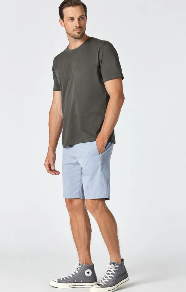 Simon Shorts In Blue Summer Stripe Men Mavi Jeans Shorts Simon Shorts In Blue Summer Stripe Men Mavi Jeans Shorts