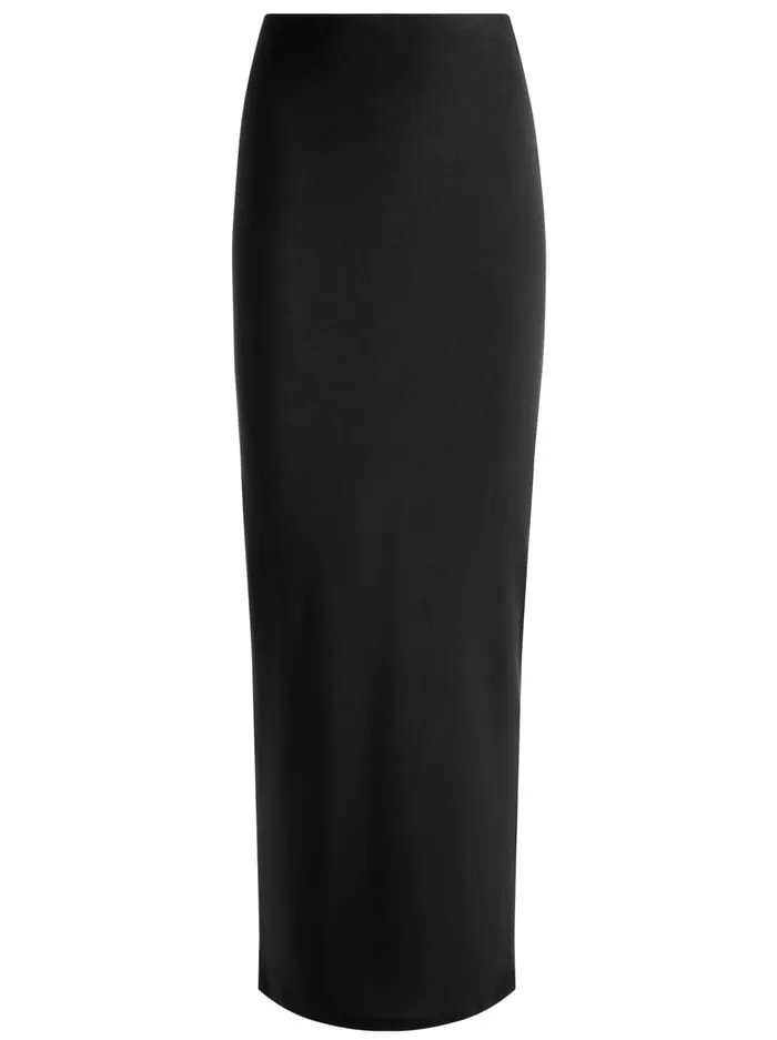 Skirts Women Alice Olivia Agatha Long Pencil Skirt Black