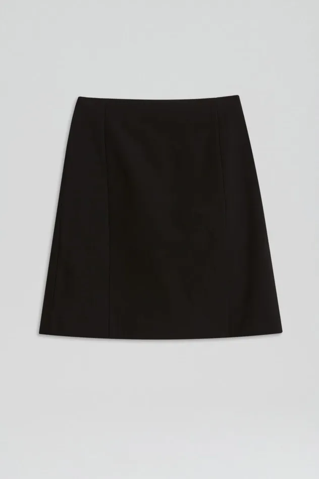 Skirts Women Scanlan Theodore ITALIAN MILANO KNIT SKIRT Black Skirts Women Scanlan Theodore ITALIAN MILANO KNIT SKIRT Black