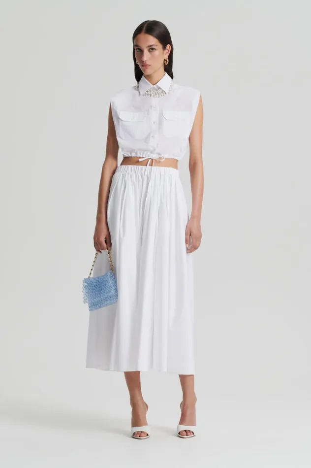 Skirts Women Scanlan Theodore PARACHUTE FULL SKIRT White