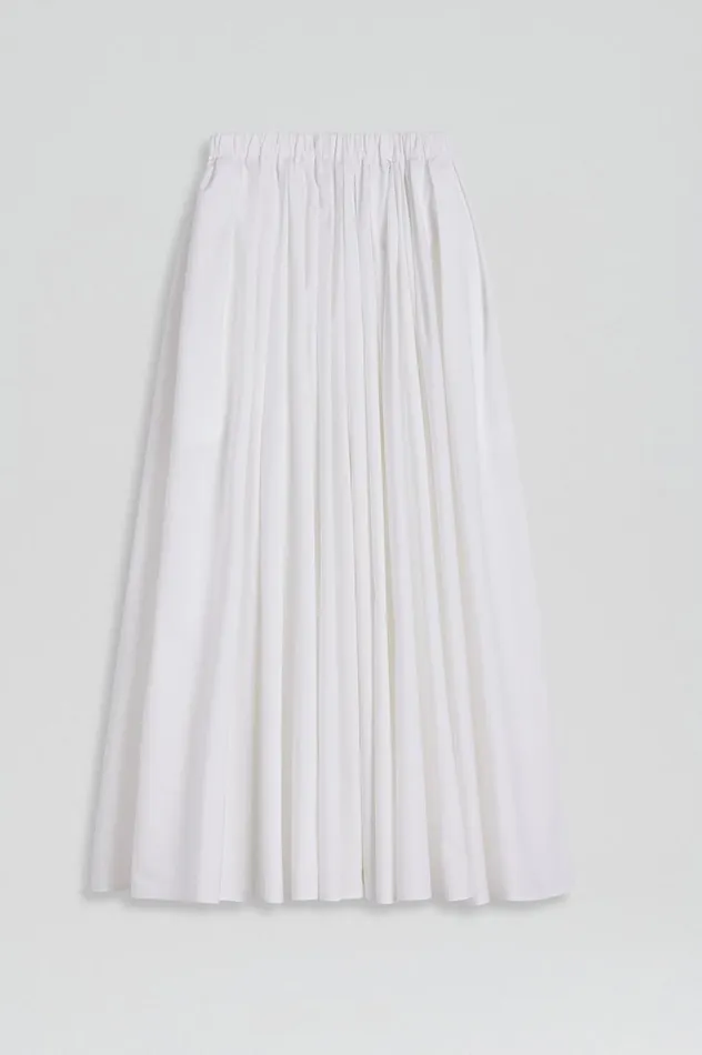 Skirts Women Scanlan Theodore PARACHUTE FULL SKIRT White Skirts Women Scanlan Theodore PARACHUTE FULL SKIRT White