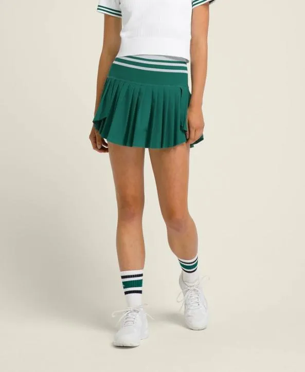 Skirts Women Wilson Midtown Wrap Tennis Skirt Club Green
