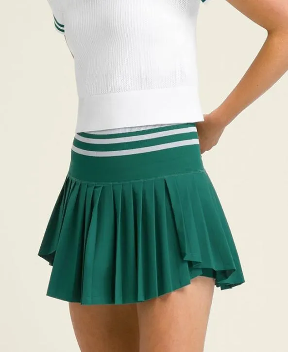 Skirts Women Wilson Midtown Wrap Tennis Skirt Club Green