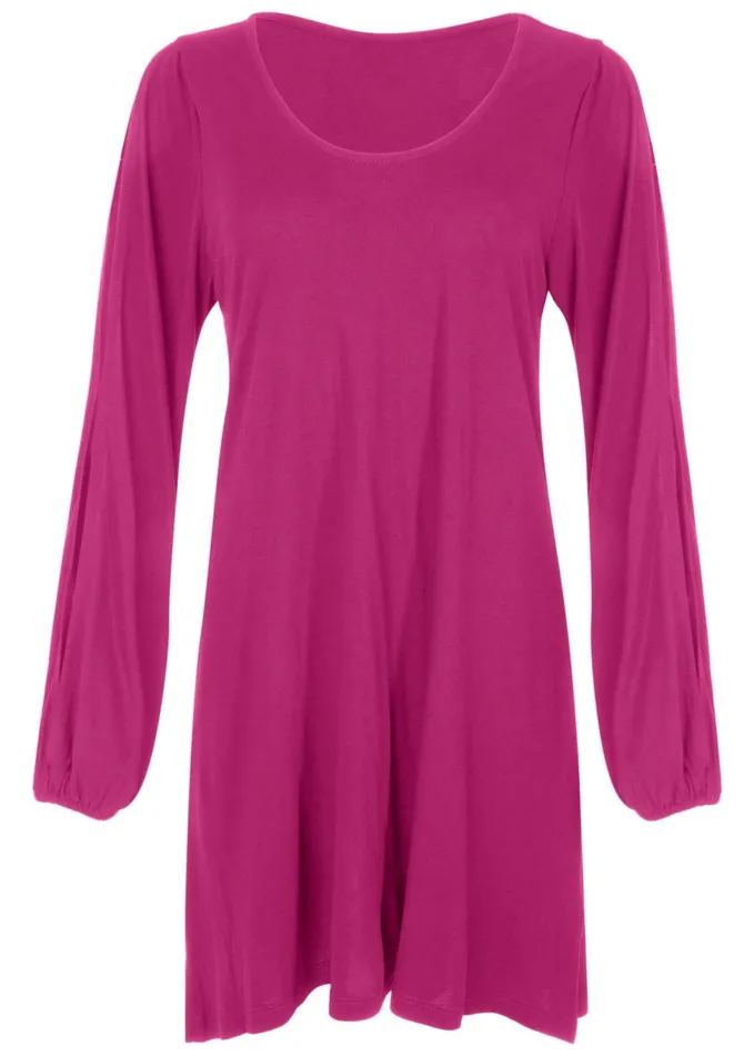 SLEEVE DETAIL DRESS Fuchsia Women VENUS Sundresses