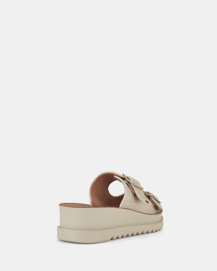 Slides BOLD METALLIC LINEN NOVO Shoes Women