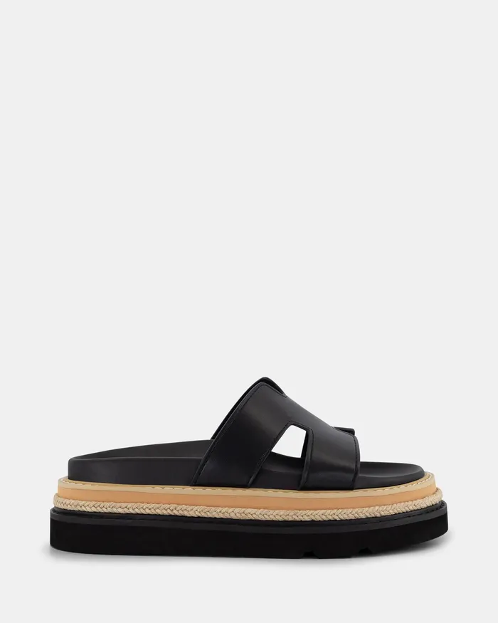 Slides Women NOVO Shoes TENTURE BLACK Sandals