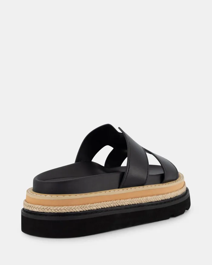 Slides Women NOVO Shoes TENTURE BLACK Sandals