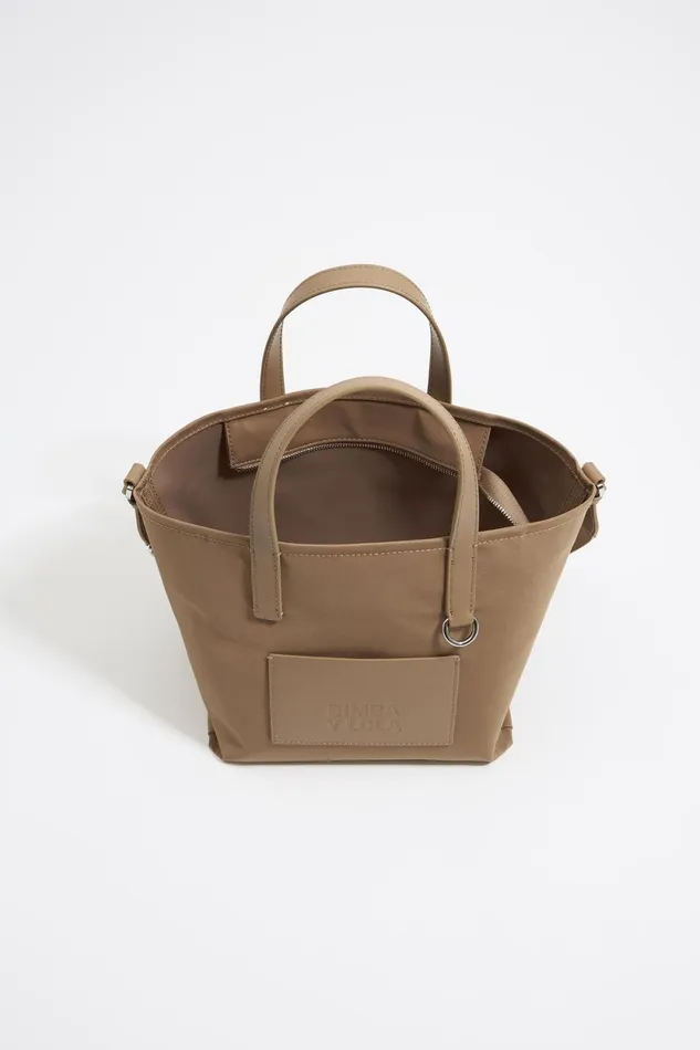 Small Bark Brown Nylon Crossbody Bag Bark Women Bimba Y Lola Crossbody Bags Small Bark Brown Nylon Crossbody Bag Bark Women Bimba Y Lola Crossbody Bags