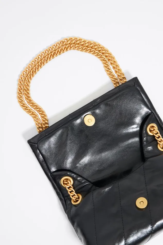 Small Black Leather Bag Flap Black Women Bimba Y Lola Crossbody Bags Small Black Leather Bag Flap Black Women Bimba Y Lola Crossbody Bags