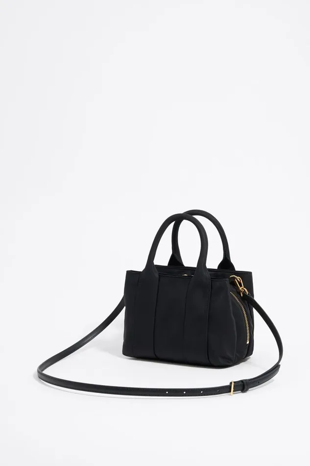 Small Black Nylon Pocket Handbag Black Women Bimba Y Lola Crossbody Bags Small Black Nylon Pocket Handbag Black Women Bimba Y Lola Crossbody Bags