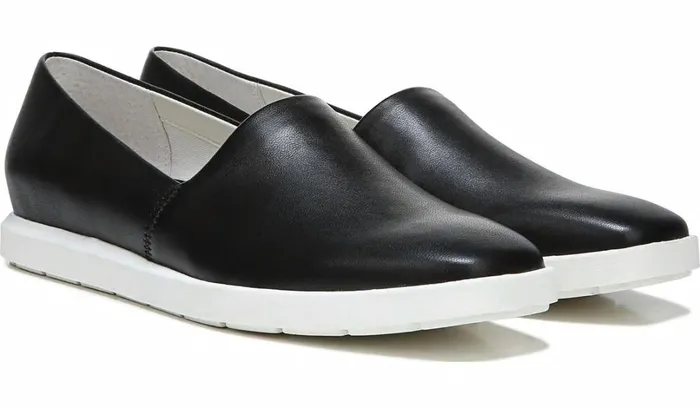 Sneakers Women Franco Sarto Franco Bonza Slip On Black Leather