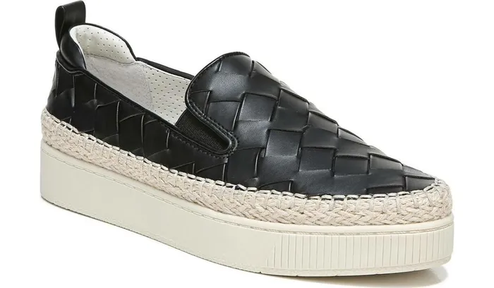 Sneakers Women Franco Sarto Franco Homer 3 Platform Slip On Sneaker Black Faux Leather Sneakers Women Franco Sarto Franco Homer 3 Platform Slip On Sneaker Black Faux Leather