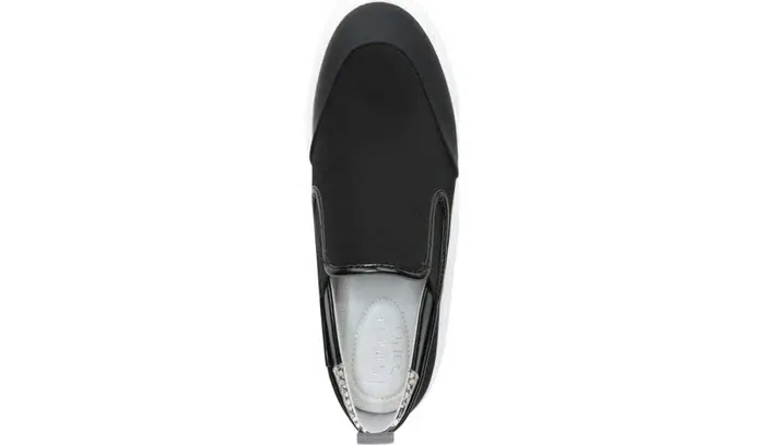 Sneakers Women Franco Sarto Franco Lazer Platform Slip On Sneaker Black Fabric