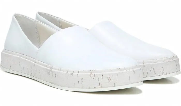 Sneakers Women Franco Sarto Sarto Derek Slip On White Leather