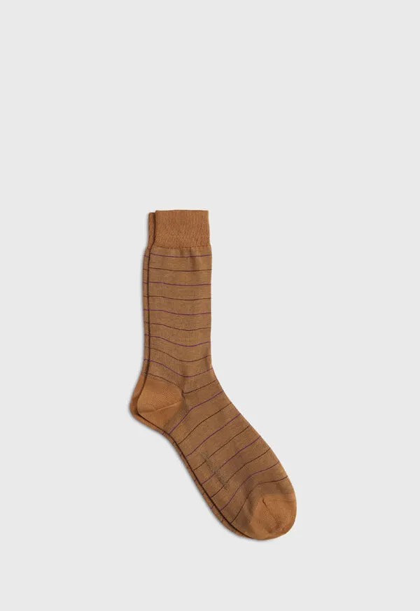 Socks Cotton Horizontal Stripe Sock Black 8211 Paulstuart Mens