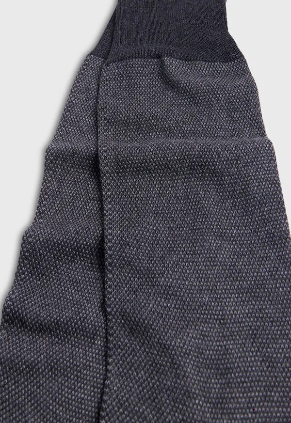 Socks Paulstuart Mens Textured Oxford Dress Sock Black Socks Paulstuart Mens Textured Oxford Dress Sock Black