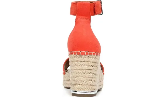Spadrilles Women Franco Sarto Franco Clemens Espadrille Wedge Sandal Tangel Suede