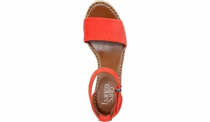 Spadrilles Women Franco Sarto Franco Clemens Espadrille Wedge Sandal Tangel Suede