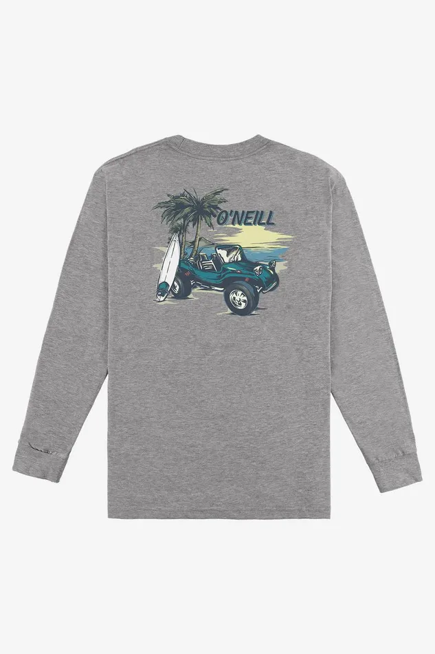 SPEED BUGGY STANDARD FIT LONG SLEEVE TEE Heather Grey Men O039NEILL Clothing