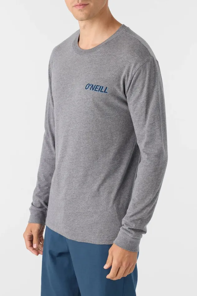 SPEED BUGGY STANDARD FIT LONG SLEEVE TEE Heather Grey Men O039NEILL Clothing
